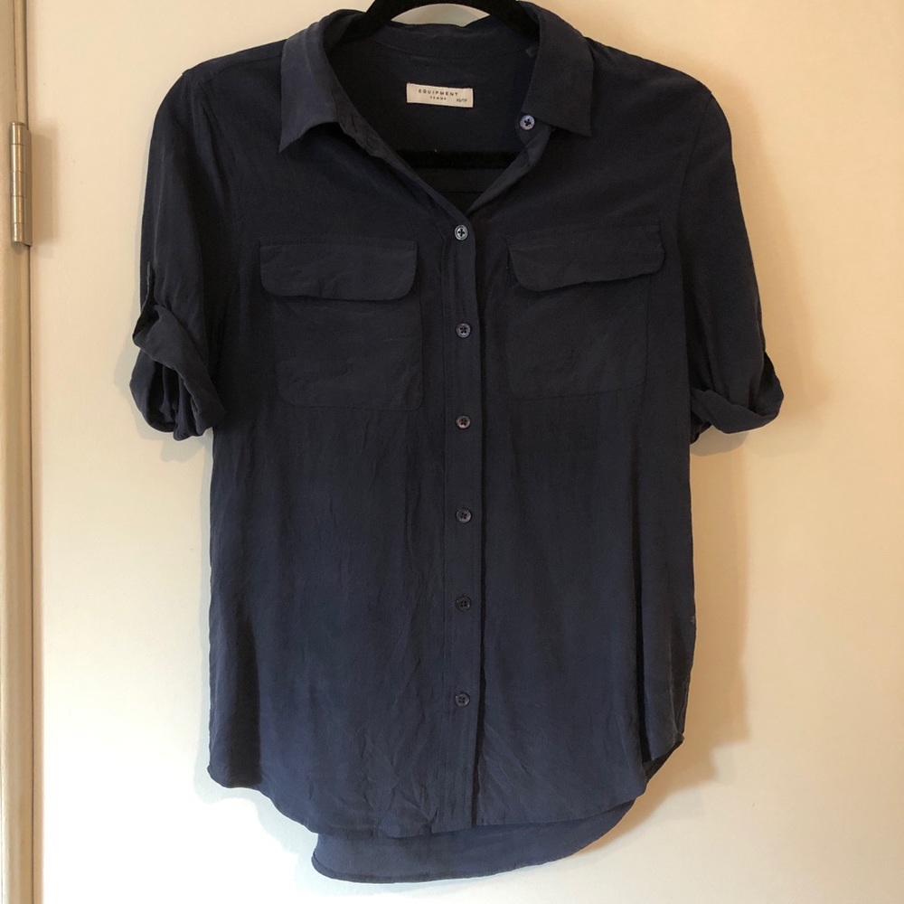 Navy Equipment blouse